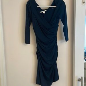 DVF Navy Dress-Total Stunner!